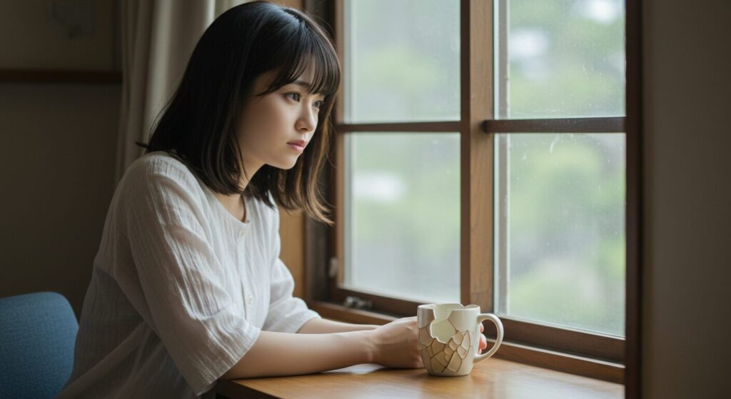 氏神様からのサインに悩む日本人女性